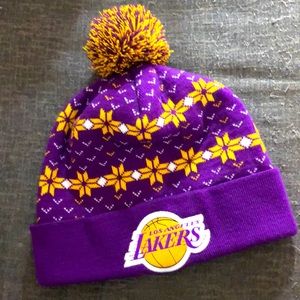NBA Lakers winter hat